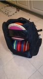 FITACTIC FDG 001-B Luxury Frisbee Disc Golf Bag Backpack (Capacity: 25-30 Discs)