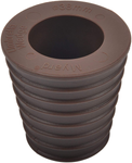 Myard Umbrella Cone Wedge Shim for Patio Table Hole Opening or Base 1.8 to 2.4 Inch, Umbrella Pole Diameter 1-1/2" (38Mm, Dark Brown)