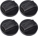 POTAUTO Universal Aluminum Jack Pad Jacking Puck Adapter Support Compatible with BMW, Mini (Qty 4, Black)