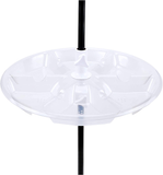 Myard 18 Inches Universal Bird Seed Catcher Hoop Platform Tray Fits up to 1 Inch Diameter Feeder Pole