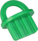 Myard DJS6.4 1/4 Inches Deck Board Jig Spacer Rings for Pressure Treated, Composite, PVC, Plank, Hardwood Decking Tool (Green, 20-Pack)