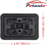 Potauto Upgraded 51718268885 Car Jack Lift Pad Puck Support for 323I 325I 328Ci 330I 645Ci 650I 745I 750I 760I M3 M6 X3 Z8 E46 E63 E64 E65 E66 E52 3 6 7 X3 Z4 Series (4-Pack)