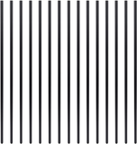 Myard 26 Inches Grooved Classic Hollow round Aluminum Deck Balusters for Deck Railing Porch (50-Pack, Matte Black)