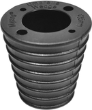 Myard Umbrella Cone Wedge Shim for Patio Table Hole Opening or Base 1.8 to 2.4 Inch, Umbrella Pole Diameter 1-3/8" (35Mm, Black, 4 Holes)