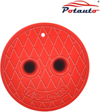 POTAUTO Aluminum Jack Pad Jacking Puck Adapter Support Compatible with Mercedes Benz Vehicles 2000-Present (Qty 1, Red)
