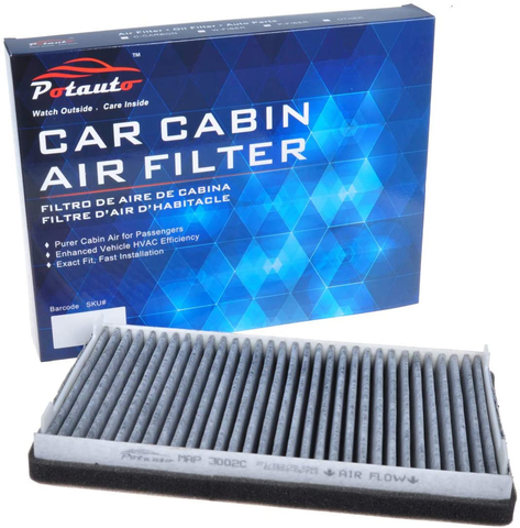 POTAUTO MAP 3002C (CF10137) Activated Carbon Car Cabin Air Filter Replacement for FORD ESCAPE, MAZDA TRIBUTE, MERCURY MARINER