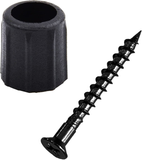 Myard Baluster Connectors with Screws for Deck Handrail Railing Fencing (Qty 100 for 50 Balusters, Classic Square Stair Connectors)
