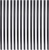 Myard 38 Inches Traditional Rectangle Aluminum Deck Balusters with Screws for Wood Composite Facemount Railing, Classic Geometric Style (25-Pack, Matte Black)