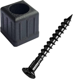 Myard Baluster Connectors with Screws for Deck Handrail Railing Fencing (Qty 100 for 50 Balusters, Classic Square Connectors)