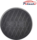 Potauto Aluminum Jack Pad Jacking Puck Point Adapter Support Compatible with Tesla Model X Model S - Protects Battery, Side Skirts, Frame Rail (Qty 1, Black)