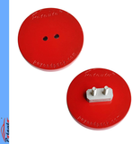 Potauto Aluminum Jack Pad Jacking Puck Adapter Support Compatible with Chevrolet Corvette C6 C7 Porsche 911 996 Frame Rail (4-Pack, Red)