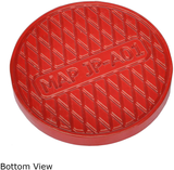 POTAUTO Universal Aluminum Jack Pad Jacking Puck Adapter Support Compatible with BMW, Mini (Qty 4, Red)