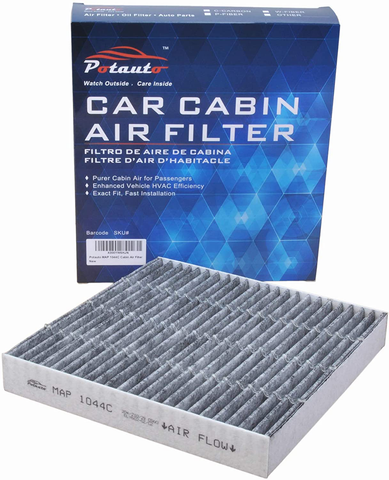 POTAUTO MAP 1044C (CF11182) Activated Carbon Car Cabin Air Filter Replacement for ACURA RDX, HONDA CIVIC CLARITY CR-V CR-Z FIT HR-V INSIGHT ODYSSEY