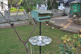 Myard 18 Inches Universal Bird Seed Catcher Hoop Platform Tray Fits up to 1 Inch Diameter Feeder Pole