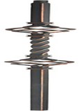 Myard Double Basket 1/2 Inches Square Iron Stair Balusters, 44 Inches 5-Pack (Satin Black + Oil-Rubbed Copper)