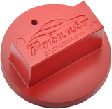 POTAUTO Aluminum Jack Pad Jacking Puck Adapter Support Compatible with Mercedes Benz Vehicles 2000-Present (Qty 1, Red)
