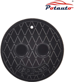 POTAUTO Aluminum Jack Pad Jacking Puck Adapter Support Compatible with Mercedes Benz Vehicles 2000-Present (Qty 1, Black)