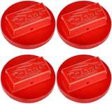 POTAUTO Universal Aluminum Jack Pad Jacking Puck Adapter Support Compatible with BMW, Mini (Qty 4, Red)