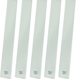 Myard Scenic Frontier Tempered Glass Balusters for Deck Patio Fence Wood or Aluminum Railing Rails (Length 26", 5-Pack)