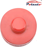 Potauto Aluminum Jack Pad Jacking Puck Point Adapter Support Compatible with Tesla Model X Model S - Protects Battery, Side Skirts, Frame Rail (Qty 1, Red)
