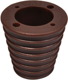 Myard Umbrella Cone Wedge Shim for Patio Table Hole Opening or Base 1.8 to 2.4 Inch, Umbrella Pole Diameter 1-3/8" (35Mm, Dark Brown, 4 Holes)