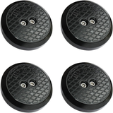 Potauto Aluminum Jack Pad Jacking Puck Adapter Support Compatible with Chevrolet Corvette C6 C7 Porsche 911 996 Frame Rail (4-Pack, Black)