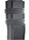 Myard Double Twist 1/2 Inches Square Iron Stair Balusters, 44 Inches 10-Pack (Satin Black)