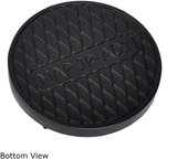 POTAUTO Universal Aluminum Jack Pad Jacking Puck Adapter Support Compatible with BMW, Mini (Qty 4, Black)