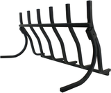 Myard FG6 Fireplace Grate Wrought Iron Steel High Efficiency Smoke-Free Vertical Firewood Log Burning Holder Rack (6 Bars)