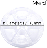 Myard 18 Inches Universal Bird Seed Catcher Hoop Platform Tray Fits up to 1 Inch Diameter Feeder Pole