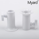 Myard 18 Inches Universal Bird Seed Catcher Hoop Platform Tray Fits up to 1 Inch Diameter Feeder Pole
