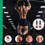 Fitactic Rock Climbing Solid Training Cannonball Bomb Power Pull up Ball Hold Grips for Straps for Finger, Forearm, Biceps, Back Muscles