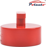 POTAUTO Aluminum Jack Pad Jacking Puck Adapter Support Compatible with Chevrolet Corvette C5 C6 C7 GS Z Frame Rail (Qty 1, Red)