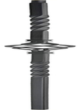 Myard Single Basket 1/2 Inches Square Iron Stair Balusters, 44 Inches 5-Pack (Satin Black)