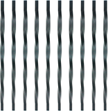 Myard 26 Inches Twist Square Aluminum Deck Balusters for Decking Railing Patio Fence, Unique Look (25-Pack, Matte Black)