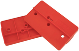 Myard Upgraded Drywall Fitting Tool Block Support the Plaster Board in Place While Positioning & Fixing (Red 2 Pcs)
