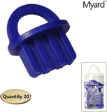 Myard DJS8 5/16 Inches Deck Board Jig Spacer Rings for Pressure Treated, Composite, PVC, Plank, Hardwood Decking Tool (Blue, 20-Pack)