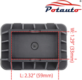Potauto Upgraded 51717042974 Car Jack Lift Pad Puck Support Compatible with BMW 5 6 7 F01 F0 F02 F06 F07 I03 Series