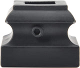 Flat Shoes with Screw for 1/2 Inches Square Iron Stair Deck Balusters, 44 Inches 10-Pack (Satin Black)