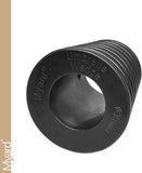 Myard Umbrella Cone Wedge Shim for Patio Table Hole Opening or Base 1.8 to 2.4 Inch, Umbrella Pole Diameter 1-3/8" (35Mm, Black)