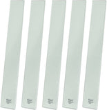 Myard Scenic Frontier Tempered Clear Glass Balusters for Deck Patio Fence Wood or Aluminum Railing Rails (Length 32", 5-Pack)