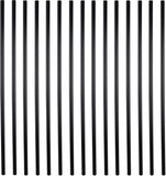 Myard 32 Inches Classic Hollow round Iron Deck Balusters for Deck Railing Porch (50-Pack, Matte Black)