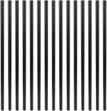 Myard 26 Inches Grooved Classic Hollow round Aluminum Deck Balusters for Deck Railing Porch (25-Pack, Matte Black)