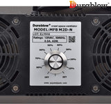 Durablow Air-In Stainless Steel Crawl Space Foundation Dual Fans Ventilator + Built-In Dehumidistat + Freeze Protection Thermostat + Radon Mitigation (Stainless Steel 304)