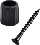 Baluster Connectors with Screws for Deck Handrail Railing Fencing (Qty 50 for 25 Balusters, round Line Connectors)