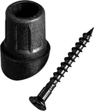 Classic round Baluster Stair Connectors 50-Pack with Screws for Deck Handrail Railing Staircase Fencing
