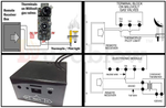 Durablow TR1003 Gas Fire Fireplace On/Off Remote Control Kit + Thermostat and Timer (On/Off + Timer + Thermostat)