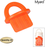 Myard DJS4 5/32 Inches Deck Board Jig Spacer Rings for Pressure Treated, Composite, PVC, Plank, Hardwood Decking Tool (Orange, 20-Pack)
