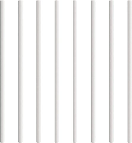 Myard Classic Hollow round Aluminum Balusters for Deck Railing Porch (26" (25Pk), White)