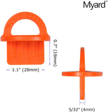 Myard Djs-Mix Mix Pack Deck Board Jig Spacer Rings for Pressure Treated, Composite, PVC, Plank, Hardwood Decking Tool (5 Sizes X 4 Ea, Total 20-Pack)